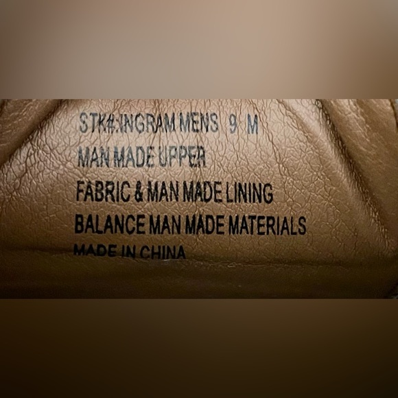 Saddlebred Men's Oxford Shoes Faux Leather Cap Toe Size 9 M - Picture 8 of 9